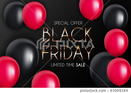 Black Friday Sale Banner Template. Vector Black Friday Sale Banner Template. Vector 63009164