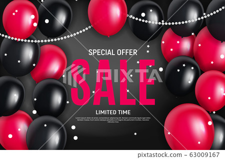 Black Friday Sale Banner Template. Vector 63009167