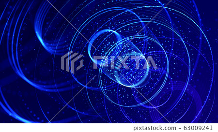 abstract sci-fi background with glow particles form curved lines, surfaces, hologram structures or virtual digital space. Deep blue motion design background of microworld or cosmic space. Spheres 1 abstract sci-fi background with glow particles form curved lines, surfaces, hologram structures or virtual digital space. Deep blue motion design background of microworld or cosmic space. Spheres 1 63009241