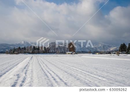 岩手縣北上市北上市山雪景 63009262