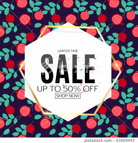 Abstract Design Sale Banner Template. Vector Abstract Design Sale Banner Template. Vector 63009447