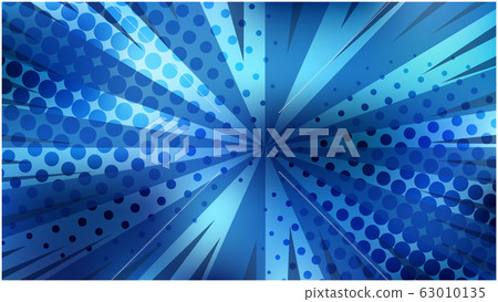 Abstract vibrant blue retro comic background 63010135