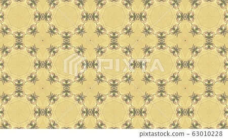 Aerial top down shot of a yellow town square, kaleidoscopic effect Aerial top down shot of a yellow town square, kaleidoscopic effect 63010228