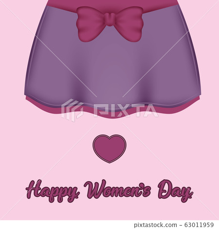 Happy womens day card 63011959