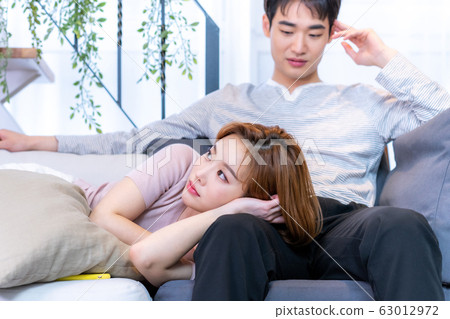 Couple fighting couple lovers 63012972