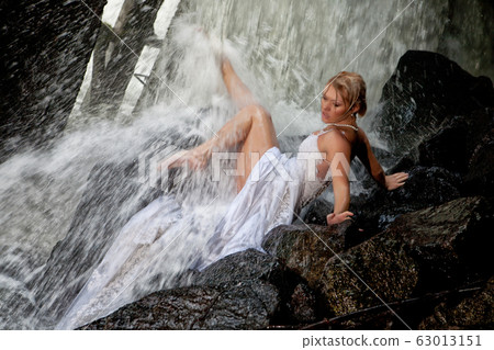 Young Bride On A River 63013151