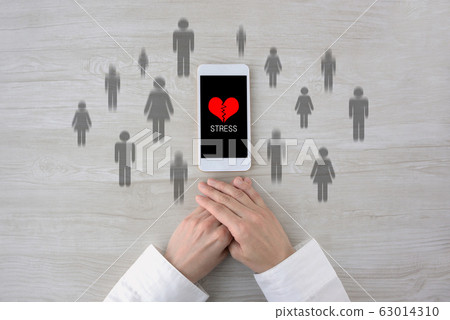 Human relationship concerns and stress images related to smartphones Human relationship concerns and stress images related to smartphones 63014310