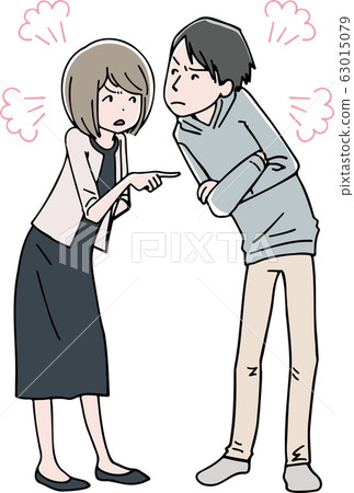 A couple fight 63015079