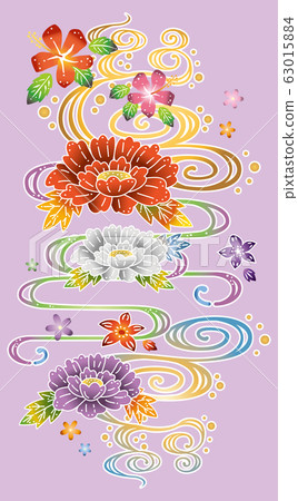 Bingata圖像插圖 63015884