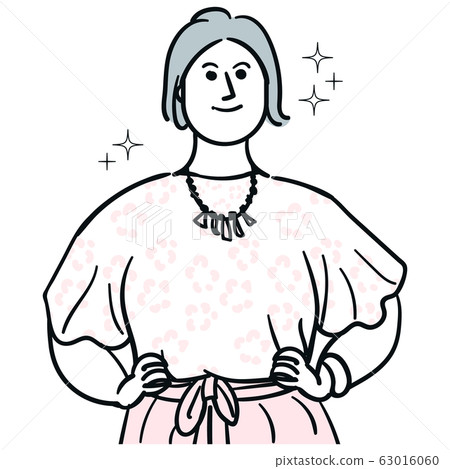Plump woman glitter 63016060