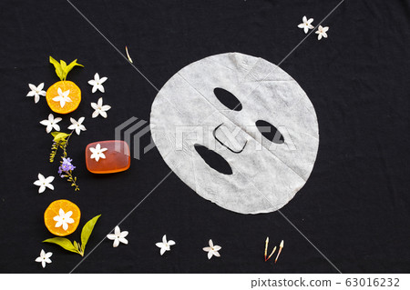 natural aroma sheet mask extract fruit orange health care for skin face essence face mask, herbal soap 63016232