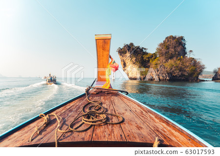 On the boat travel to the islands On the boat travel to the islands 63017593