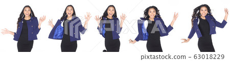 Young White Asian woman fashion make up showing Young White Asian woman fashion make up showing 63018229