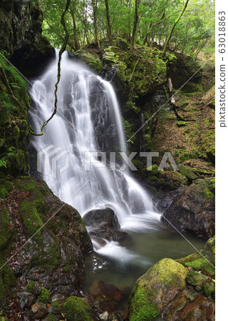 Okuda rope waterfall (Obama City, Fukui Prefecture) Okuda rope waterfall (Obama City, Fukui Prefecture) 63018863