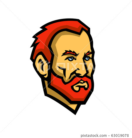 Vincent van Gogh Dutch Painter Mascot Vincent van Gogh Dutch Painter Mascot 63019078