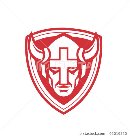 Christian Viking Shield Mascot 63019250