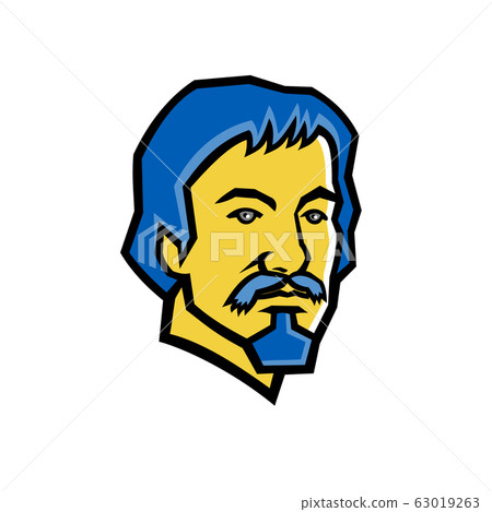 Caravaggio Painter Mascot 63019263