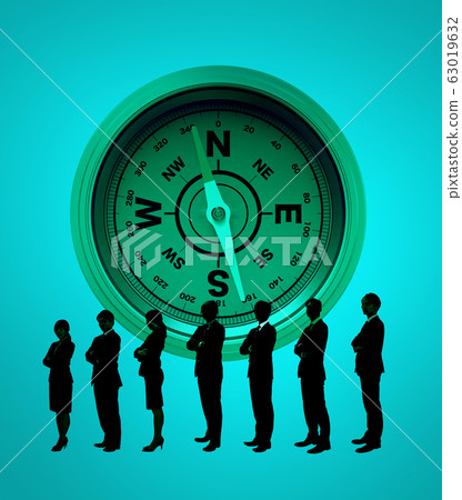 business, person, compass 63019632
