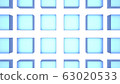 [Background material] Glass cube 4 x 6 blue background white 63020533
