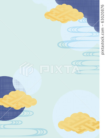 Background Material-Summer Image (Blue) 2-2 63020876