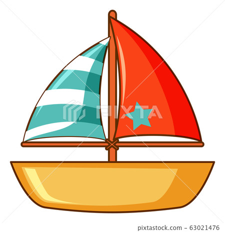 red toy boat