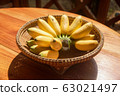 golden bananas or Lady Finger banana 63021497