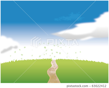 草原背景 插圖素材 圖庫
