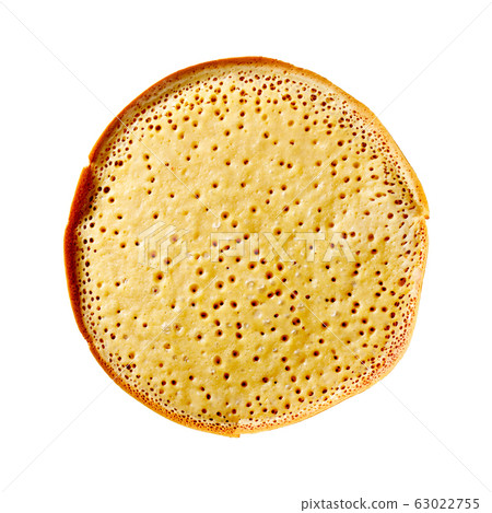 Martabak manis on transparent background, flat lay 63022755