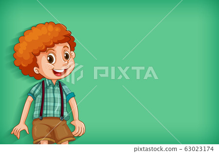 Background template design with happy boy smiling Background template design with happy boy smiling 63023174