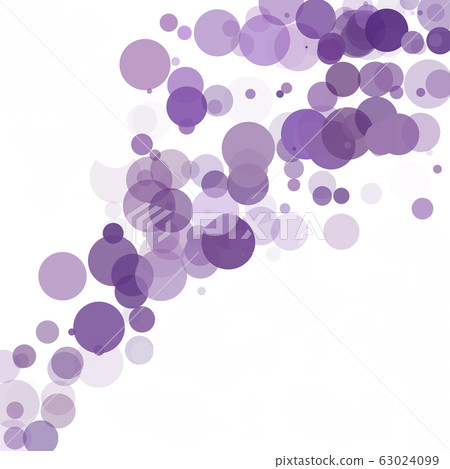Bubbles Circle Dots Unique Purple Bright Vector - Stock Illustration ...