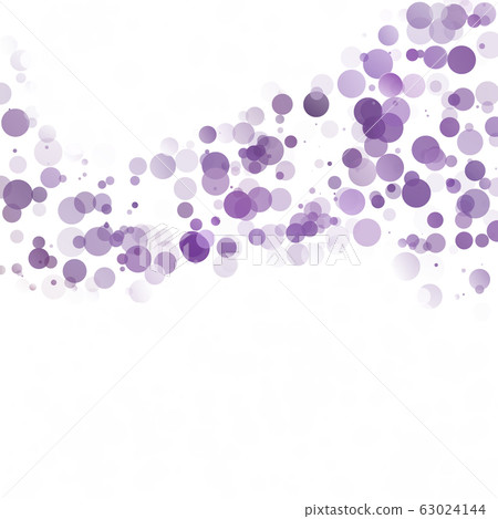 Bubbles Circle Dots Unique Purple Bright Vector - Stock Illustration ...