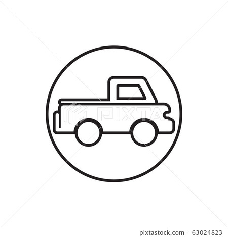 truck icon and symbol template 63024823