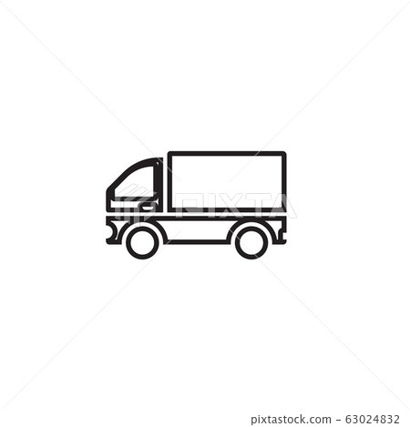 truck icon and symbol template 63024832