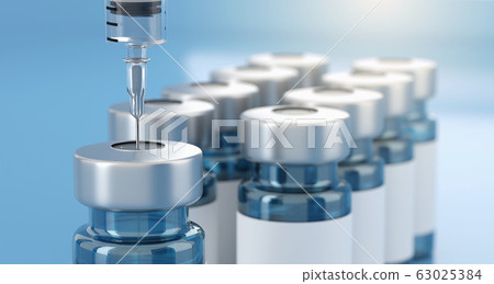 Rendering 3d vaccine medicine bottle flu vaccine anti-vaccination and covid-19 Rendering 3d vaccine medicine bottle flu vaccine anti-vaccination and covid-19 63025384