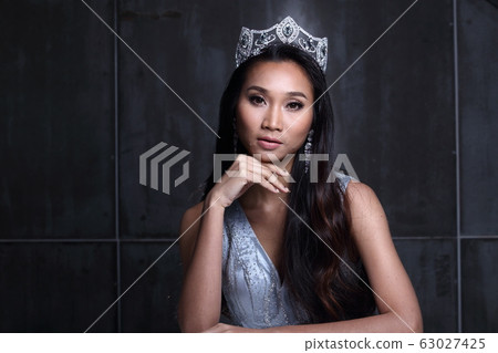 Miss Pageant Contest in Evening Ball Gown dress 63027425