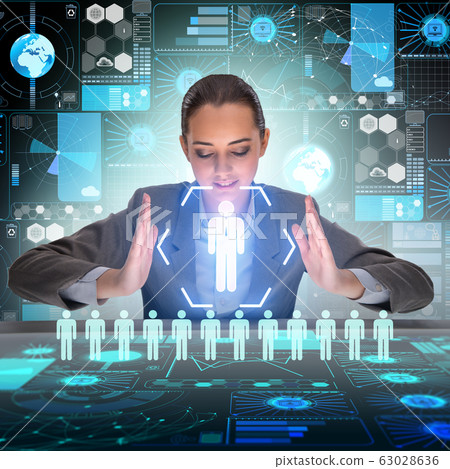 Online recruitment and job search concept Online recruitment and job search concept 63028636