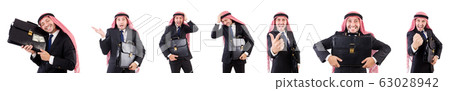 Arab man in diversity concept Arab man in diversity concept 63028942