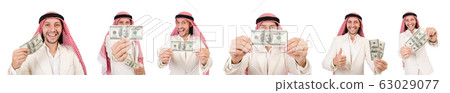 Arab man in diversity concept Arab man in diversity concept 63029077