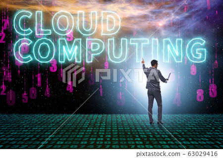 Concept of cloud edge and fog computing Concept of cloud edge and fog computing 63029416