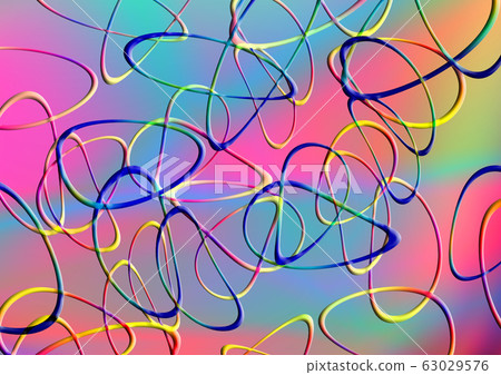 Multicolored Gradient Background Is Covered Stock Illustration