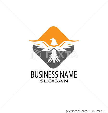 falcon eagle bird logo template vector falcon eagle bird logo template vector 63029755