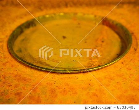 Round rusty metal can texture background, Close up & Macro shot, Selective focus Round rusty metal can texture background, Close up & Macro shot, Selective focus 63030495
