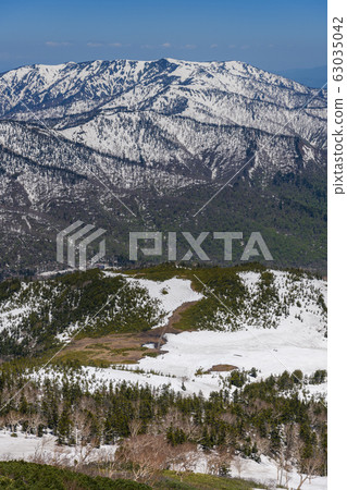 Spring Aizu Komagatake and Kumazawa Tashiro 63035042