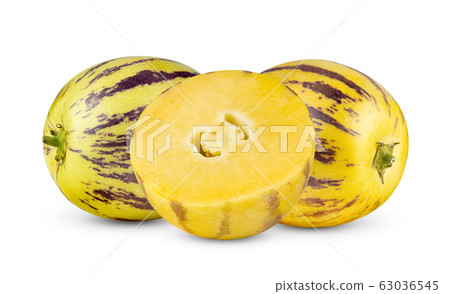 pepino melons isolated on a white background 63036545