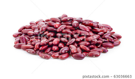 red beans  on white background 63036663