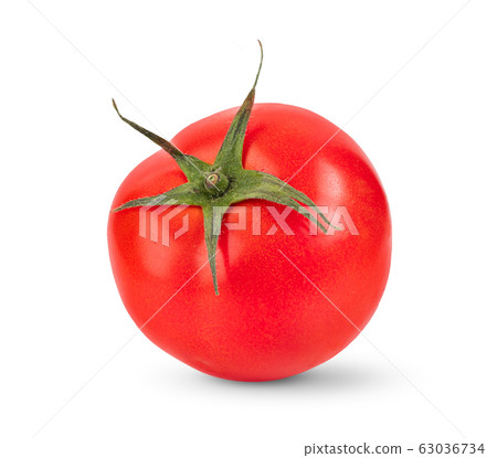 tomato isolated on white background tomato isolated on white background 63036734