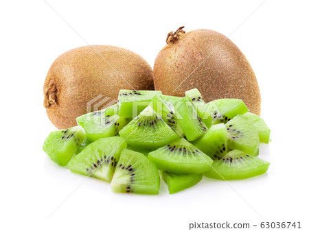kiwi fruit isolated on white background kiwi fruit isolated on white background 63036741