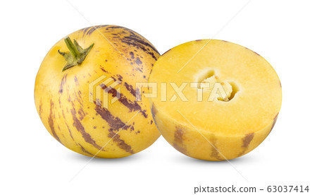 pepino melons on a white 63037414