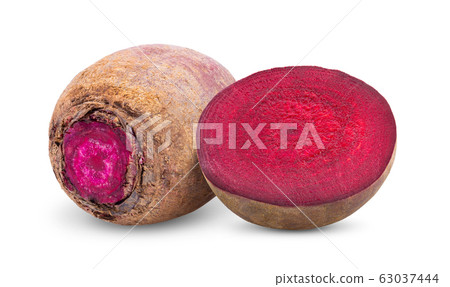 beetroot vegetables and a half isolated on white beetroot vegetables and a half isolated on white 63037444