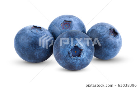 Fresh blueberry isolated on white background Fresh blueberry isolated on white background 63038396